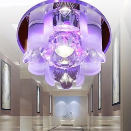 Moderní moderní křišťálový kovový zapuštěný držák