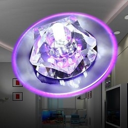Moderní moderní křišťálový křišťálový zapuštěný držák
