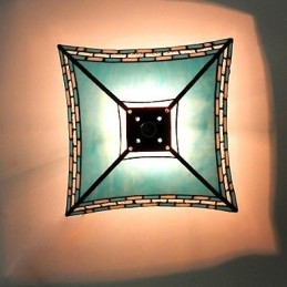 29,5CM The Mediterranean Verand Dovetail The To Absorb Dome Light Lamp