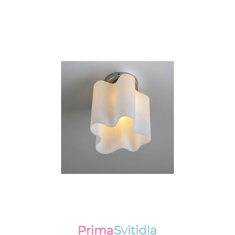 Přední lampy a lucerny Skleněné mraky pohlcují Dome Light Pendant Light