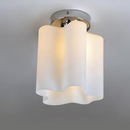 Přední lampy a lucerny Skleněné mraky pohlcují Dome Light Pendant Light
