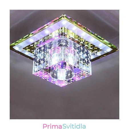 Křišťálová stropní lampa Bodové svítidlo SMD 3W kreativní lampa tubusové světlo Barevné kopulovité světlo Křišťálová stropní lampa Bodové svítidlo SMD 3W kreativní lampa tubusové světlo Barevné kopulovité světlo
