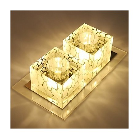 27*15*5CM křišťálová stropní lampa Bodové světlo SMD 6W kreativní lampa tubusové světlo Barevné barevné kupolové světlo 27*15*5CM křišťálová stropní lampa Bodové světlo SMD 6W kreativní lampa tubusové světlo Barevné barevné kupolové světlo
