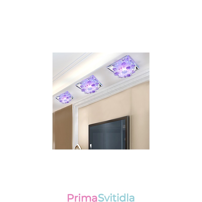 Čtvercová lampa na neštovice Light Crystal Light Creatives Dome Light Tube Lamp Light