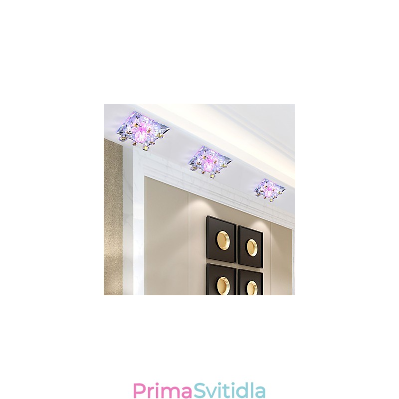 Čtvercová lampa na neštovice Light Crystal Light Creatives Dome Light Tube Lamp Light