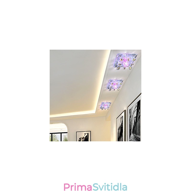 Čtvercová lampa na neštovice Light Crystal Light Creatives Dome Light Tube Lamp Light