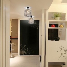 Moderní moderní křišťálově galvanicky pokovený kov zapuštěný držák