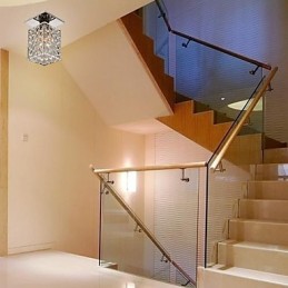 Moderní moderní křišťálově galvanicky pokovený kov zapuštěný držák