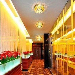12*4,5cm Crystal Lamp Smd CreativeTube Reflection Absorb Dome Light