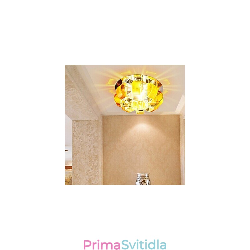 12*4,5cm Crystal Lamp Smd CreativeTube Reflection Absorb Dome Light