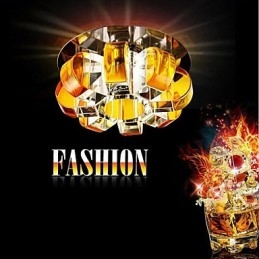 12*4,5cm Crystal Lamp Smd CreativeTube Reflection Absorb Dome Light
