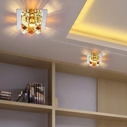 12*4,5cm Crystal Lamp Smd CreativeTube Reflection Absorb Dome Light