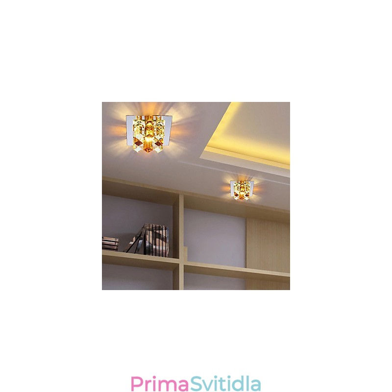 12*4,5cm Crystal Lamp Smd CreativeTube Reflection Absorb Dome Light