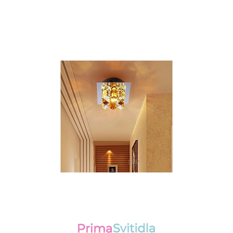 12*4,5cm Crystal Lamp Smd CreativeTube Reflection Absorb Dome Light