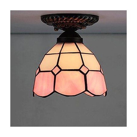 17*Evropské venkovské výtvarné umění Vitráže absorbují světlo kupolové lampy 17*Evropské venkovské výtvarné umění Vitráže absorbují světlo kupolové lampy