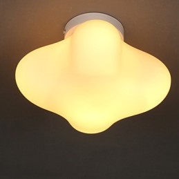 22*22CM moderní a smluvní jednohlavé svítidlo Lucky Grass Glass Dome Light