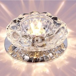 Křišťálová stropní lampa Bodové světlo SMD 3W Creative Lamp Absorb Dome Light