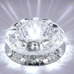 Křišťálová stropní lampa Bodové světlo SMD 3W Creative Lamp Absorb Dome Light