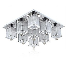 Moderní moderní křišťálový chromový kovový zapuštěný držák