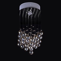 1 Světlo Čiré světlo K9 Crystal Lustrová lampa