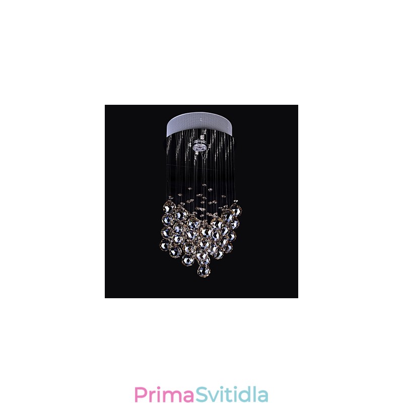 1 Světlo Čiré světlo K9 Crystal Lustrová lampa