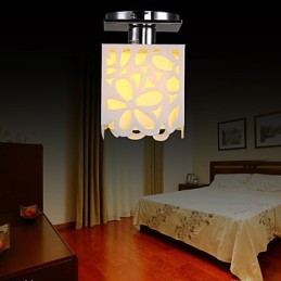 Rustic Lodge Mini styl galvanizované zapuštěné světlo