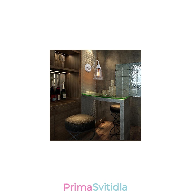 Nástěnné svícny Tradiční klasické kovové E27
