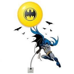Kreativní móda Batman Tapeta Diy Wall Stick Malá noční lampa Nástěnná světla