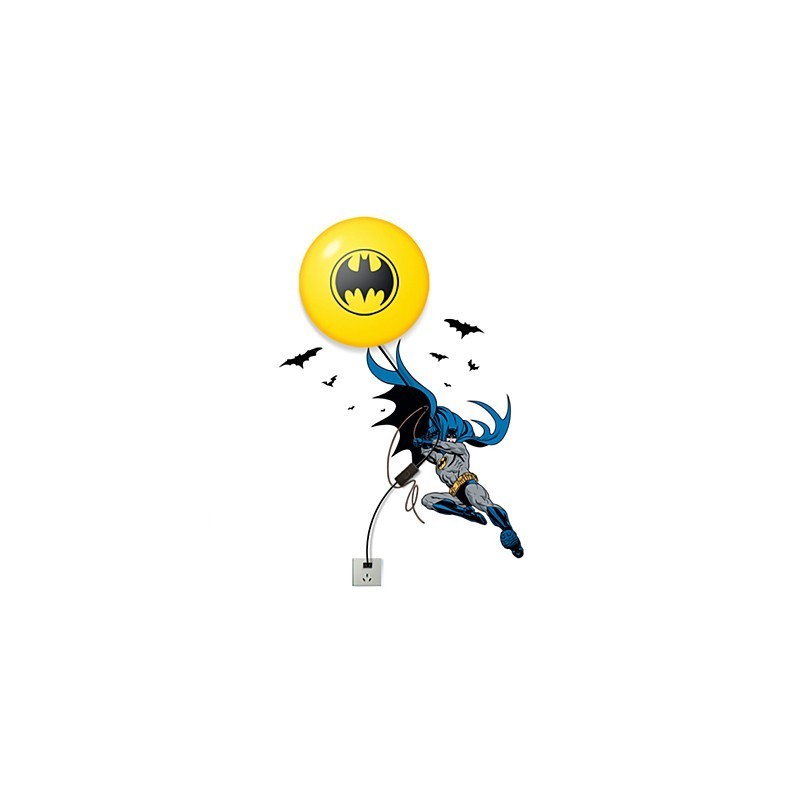 Kreativní móda Batman Tapeta Diy Wall Stick Malá noční lampa Nástěnná světla
