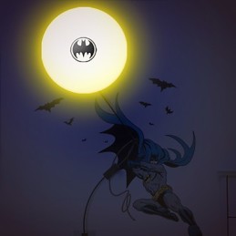Kreativní móda Batman Tapeta Diy Wall Stick Malá noční lampa Nástěnná světla