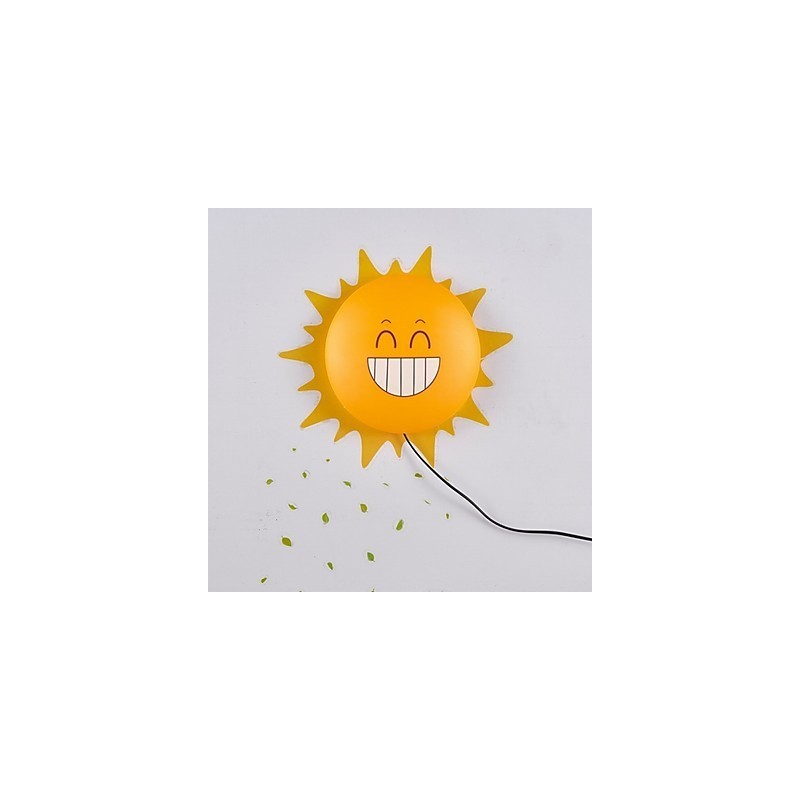 Tapeta Nástěnné lampy Květina Obličej DIY Zábavná atmosféra Noční světlo Děti Noční lampa Dekorace Sun
