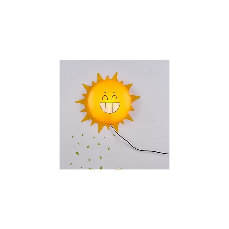 Tapeta Nástěnné lampy Květina Obličej DIY Zábavná atmosféra Noční světlo Děti Noční lampa Dekorace Sun