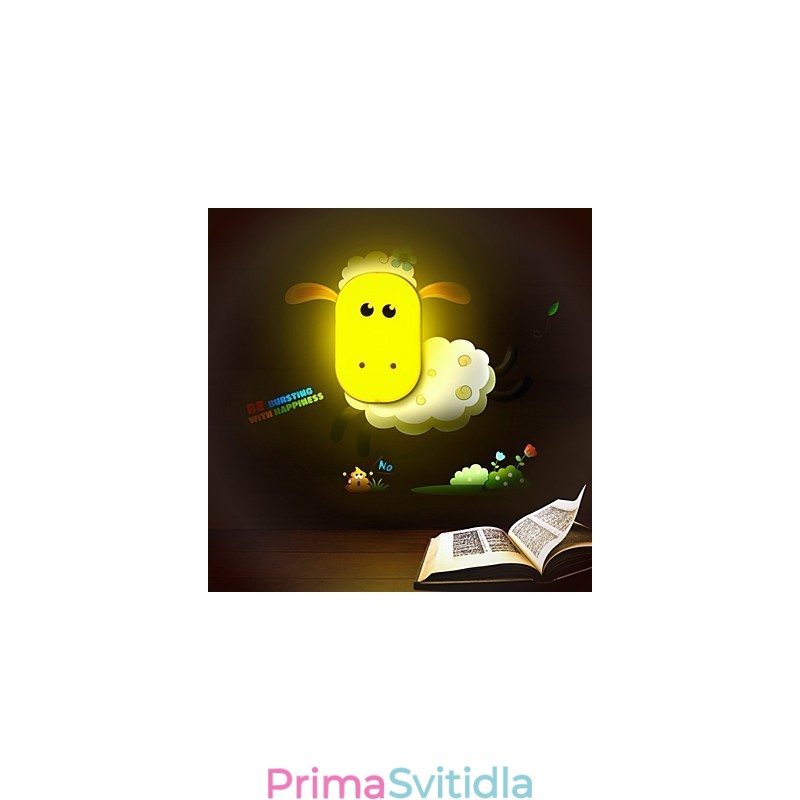 9 * 6 * Zábavné hraní s Creative Spirit Inteligentní ovládání světla Malé noční osvětlení Dětská nástěnná světla
