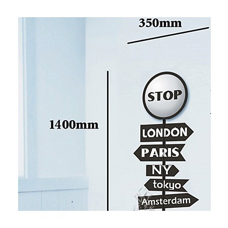 Stop Letter plast odolný vůči vysokým teplotám a kreativní 3D nástěnná nástěnná lampa Stop Letter plast odolný vůči vysokým teplotám a kreativní 3D nástěnná nástěnná lampa
