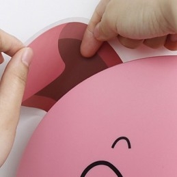 Prase, plastové světlo odolné vůči vysokým teplotám a 10 C může odstranit kreativní 3D tapetovou nástěnnou lampu