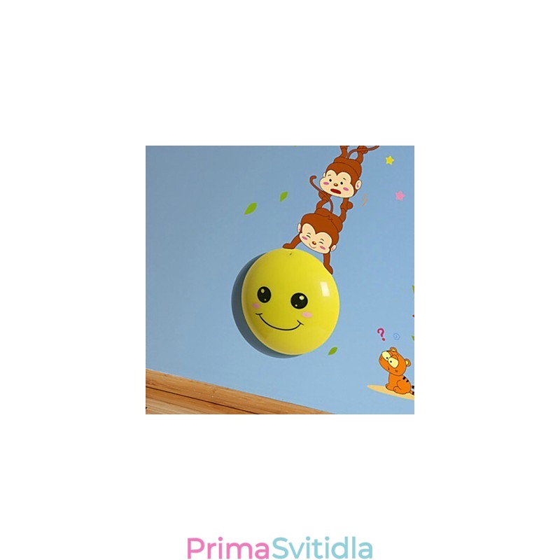 Samolepky na zeď Monkeys světlem aktivovaná inteligentní indukční smetope ozdobná nástěnná lampa