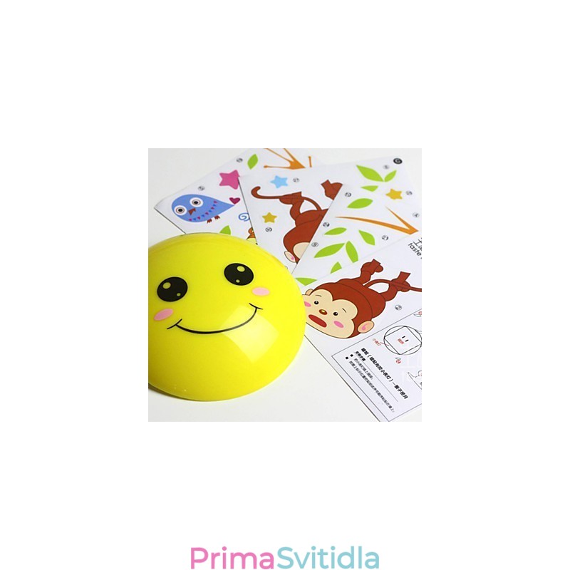Samolepky na zeď Monkeys světlem aktivovaná inteligentní indukční smetope ozdobná nástěnná lampa