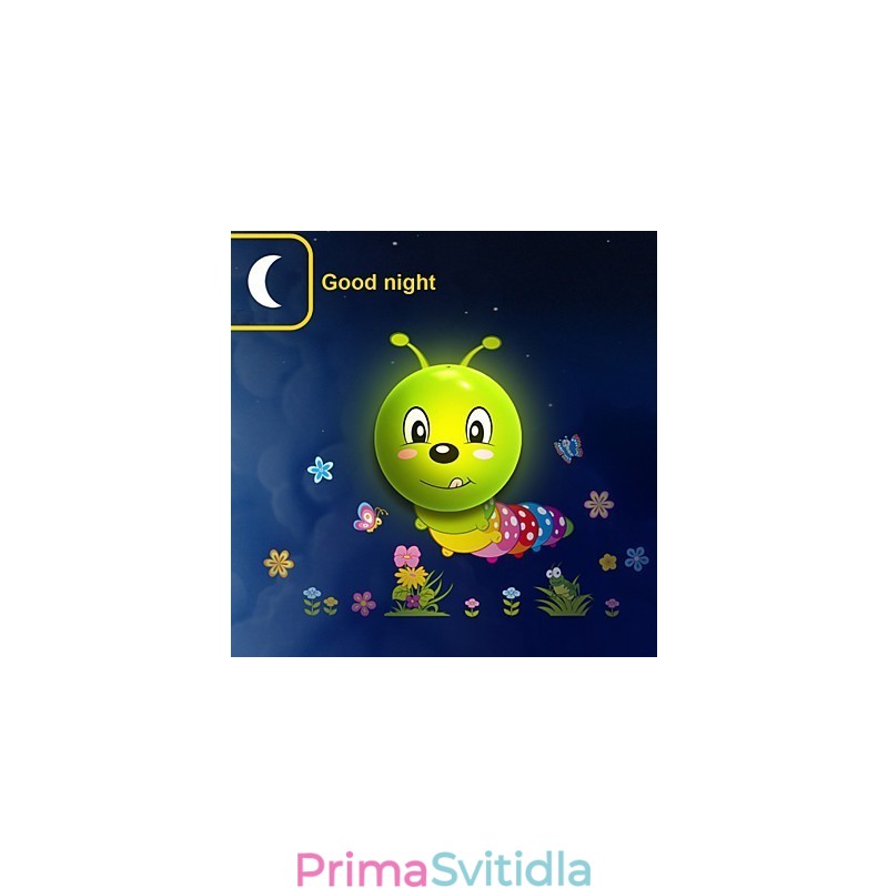 Vysoce teplotně odolné plastové světlo Caterpillar a 10 C lze odstranit Creative 3D tapetové nástěnné svítidlo