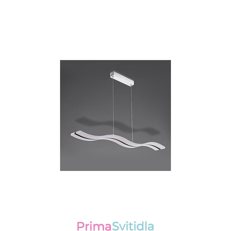 Moderní moderní závěsné svítidlo z chromu