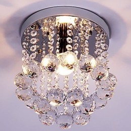 Moderní lustr K9 Crystal Mini se zapuštěnou montáží