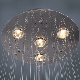 Lustr Luxury Modern Crystal 4 Lights