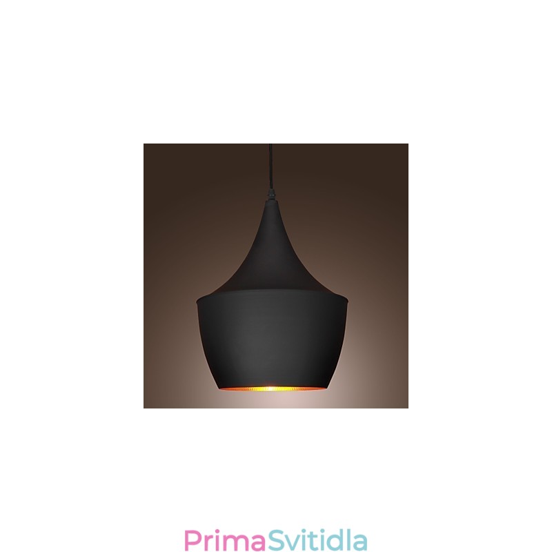 Závěsné světlo Retro Vintage Tom Dixon Design Black