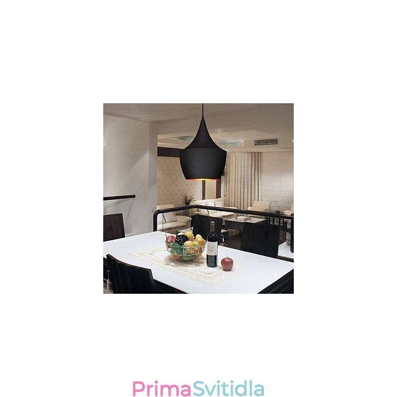 Závěsné světlo Retro Vintage Tom Dixon Design Black
