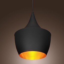 Závěsné světlo Retro Vintage Tom Dixon Design Black
