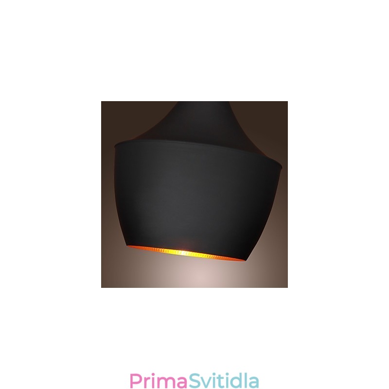 Závěsné světlo Retro Vintage Tom Dixon Design Black