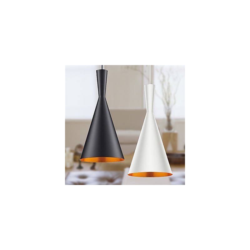 Závěsné svítidlo Retro Vintage Tom Dixon Design Černá Bílá Závěsná svítidla typu C Cafe