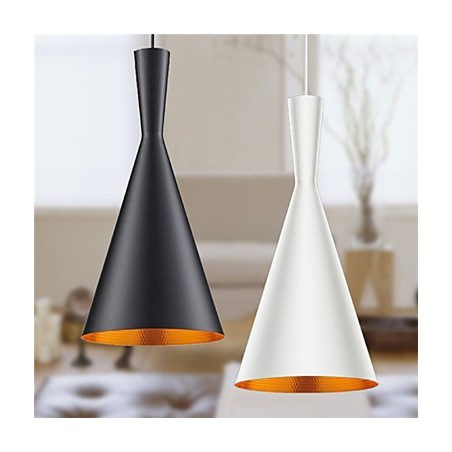 Závěsné svítidlo Retro Vintage Tom Dixon Design Černá Bílá Závěsná svítidla typu C Cafe Závěsné svítidlo Retro Vintage Tom Dixon Design Černá Bílá Závěsná svítidla typu C Cafe