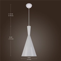Závěsné svítidlo Retro Vintage Tom Dixon Design Černá Bílá Závěsná svítidla typu C Cafe