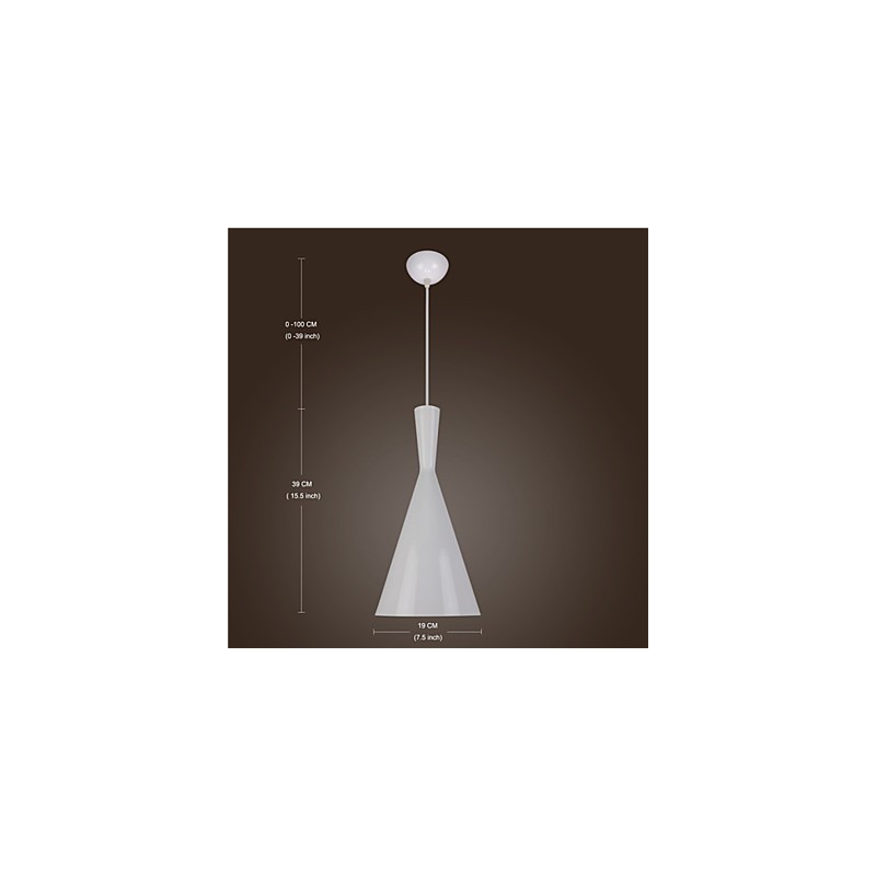Závěsné svítidlo Retro Vintage Tom Dixon Design Černá Bílá Závěsná svítidla typu C Cafe
