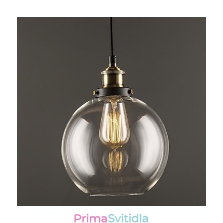Závěsná lampa Industrial Factory Starožitná mosaz Jedno svítidlo Skleněné stínidlo Cafe Pendant Light Závěsná lampa Industrial Factory Starožitná mosaz Jedno svítidlo Skleněné stínidlo Cafe Pendant Light